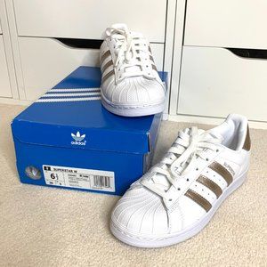 Rose Gold Adidas Superstars